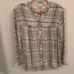 Cloth and Stone Plaid Shirt XS